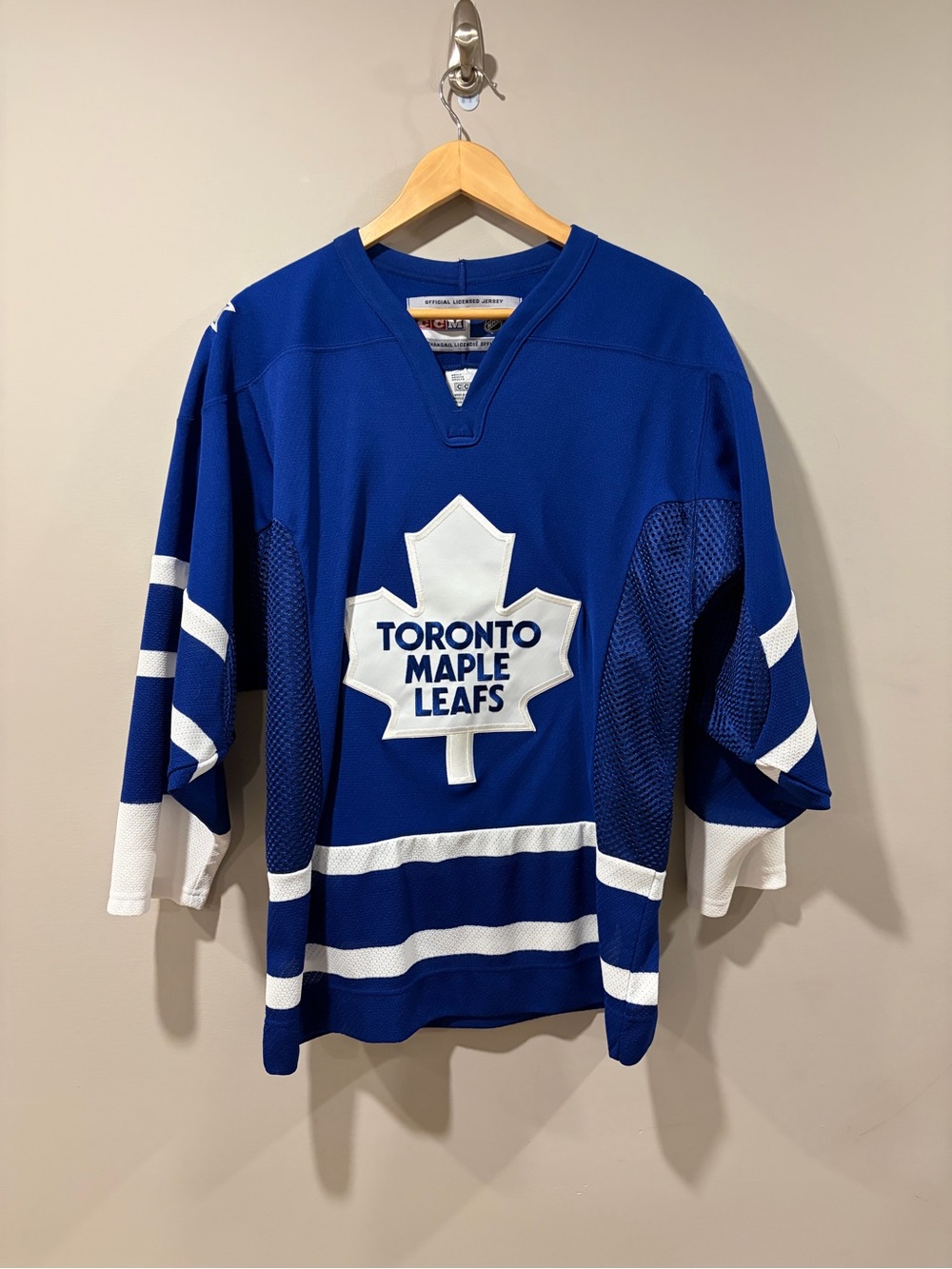 Vintage Toronto Maple Leafs CCM Maska NHL Hockey Jersey